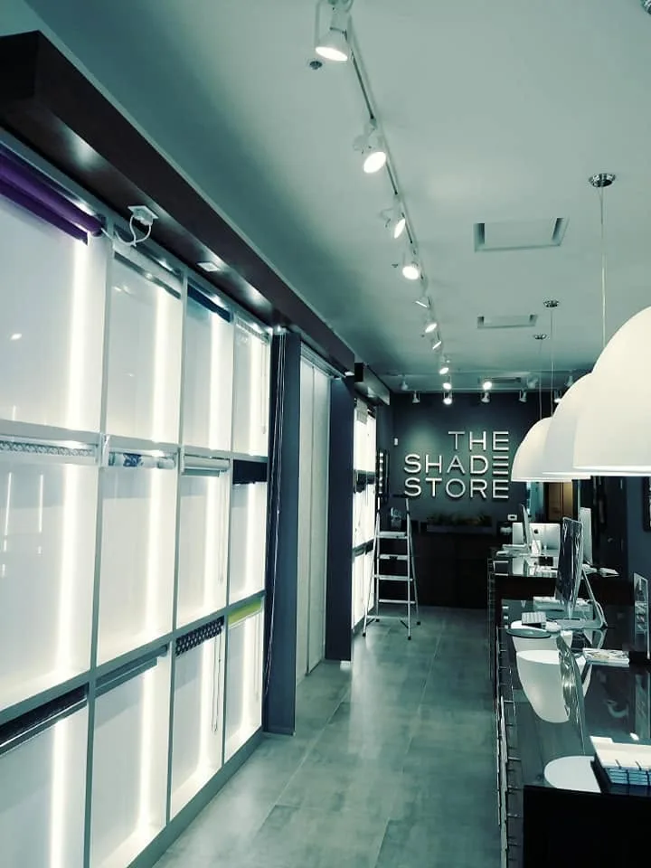 High-bay LED lighting in a commercial warehouse Bay Area